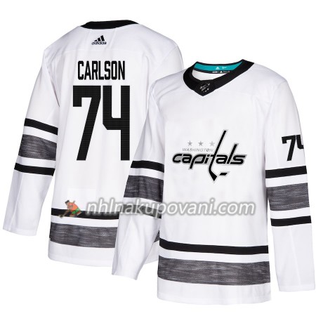 Washington Capitals Dresy John Carlson 74 Bílá 2019 NHL All-Star Adidas Authentic - Pánské